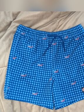 Boy's Vineyard Vines Patriotic Swimsuit Trunks